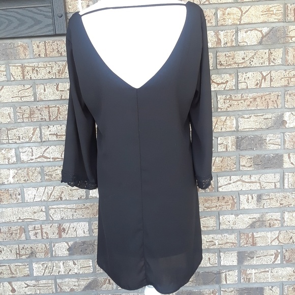 Ing Boho Black Open Back Dress - Picture 2 of 2